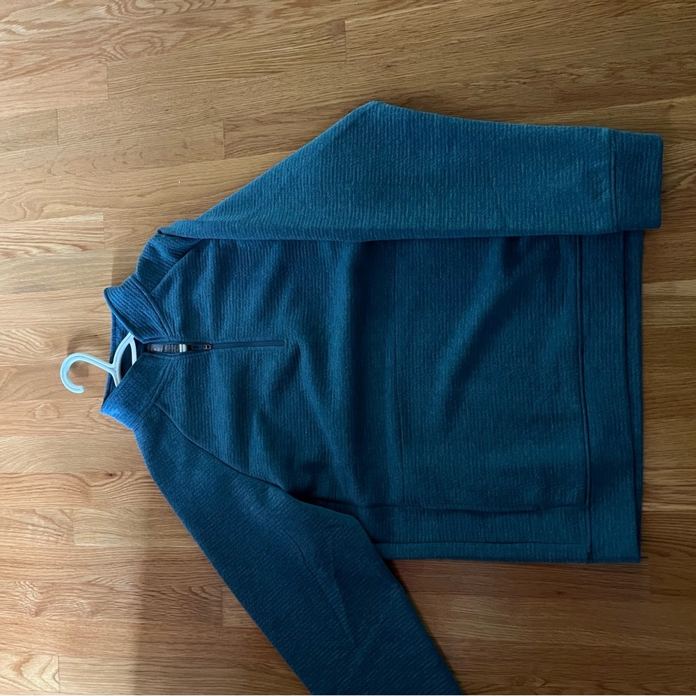Blue Quarter-Zip Pullover